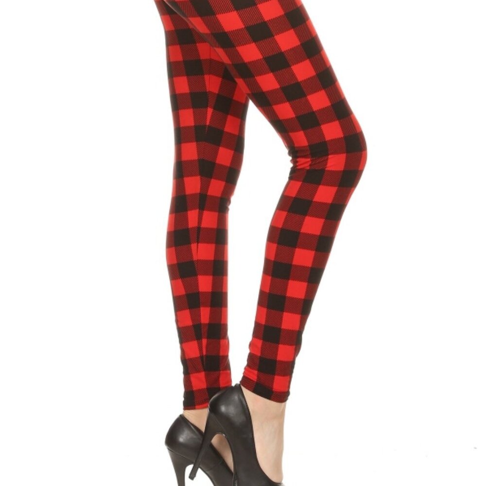 New Plaid Leggings Plus Size (12-20)